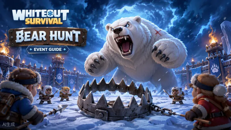 Bear Hunt and Foundry Battle Guide: Ratios, Rewards, and the Trap Bonus — illustrated cover