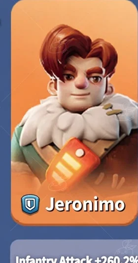 Jeronimo — Whiteout Survival Generation 1 Infantry hero