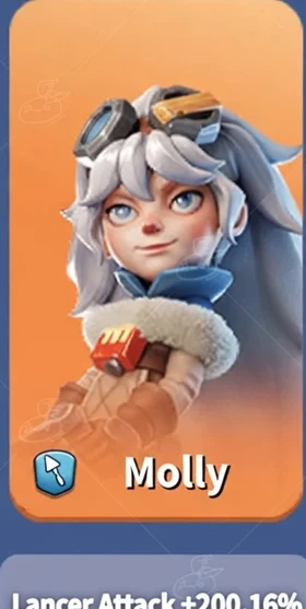 Molly — Whiteout Survival Generation 1 Lancer hero
