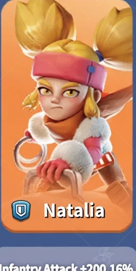 Natalia — Whiteout Survival Generation 1 Infantry hero